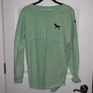 Mint green PINK long sleeve